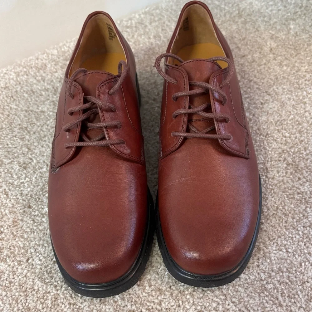 BASS Men's Brown Leather Oxfords 